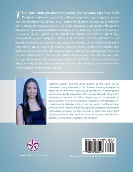 The 5 Star Points for Sucess - Workbook: Manifest Your Dreams, Live Life's Purpose