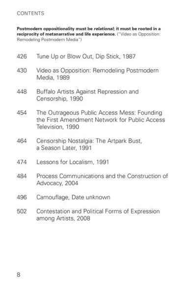 Tony Conrad: Writings