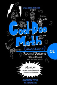 Title: Cool-Doo Math: (Grade 3 & Grade 4) - Bound Volume 01 (Vol.01-Vol.04), Author: Andrew Feng