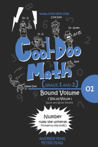 Title: Cool-Doo Math - Grade 1&2 - Bound Vol.01 - Black & White Version, Author: Andrew Feng