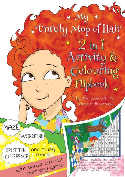 My Unruly Mop of Hair Activity and Colouring 2-n-1 Flipbook