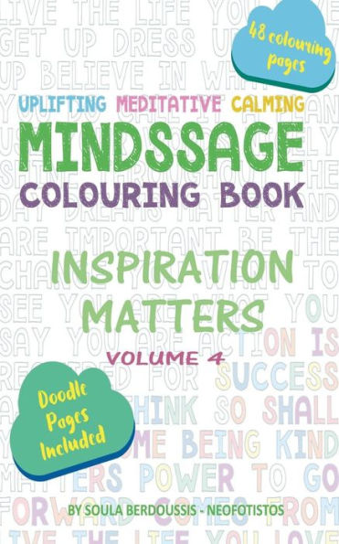 Mindssage Colouring Book Travel Size: Inspiration Matters