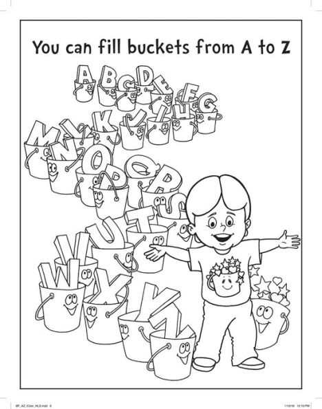 My Very Own Bucket Filling from A to Z Coloring Book