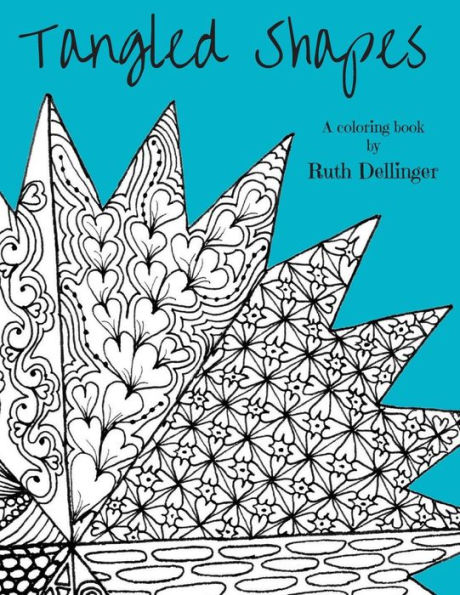 Tangled Shapes: A coloring book