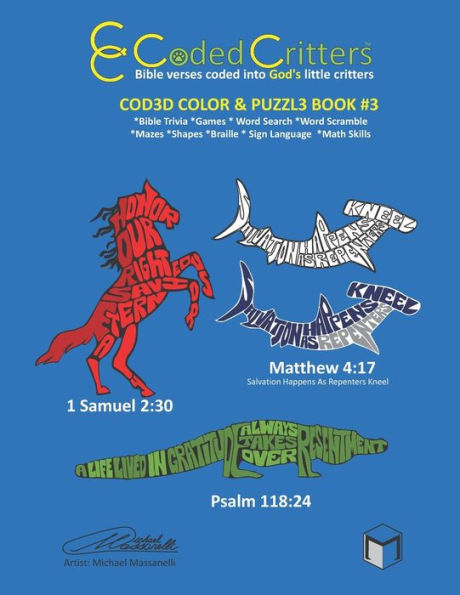 Coded Critters Activity Book #3: Bible verses coded into God's little critters