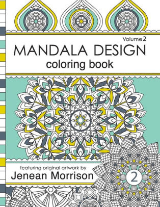 Mandala Design Adult Coloring Book An For Stress Relief Relaxation