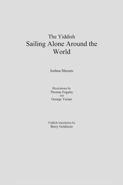 The Yiddish Sailing Alone Around the World: The Voyage of the Spray