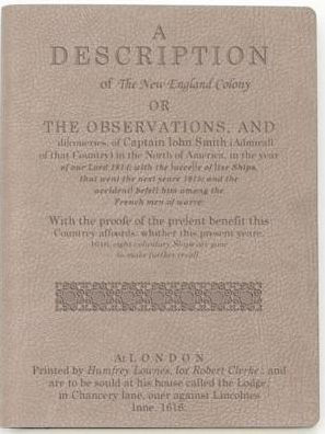 A Description of the New England Colony: Light Brown Lined Journal