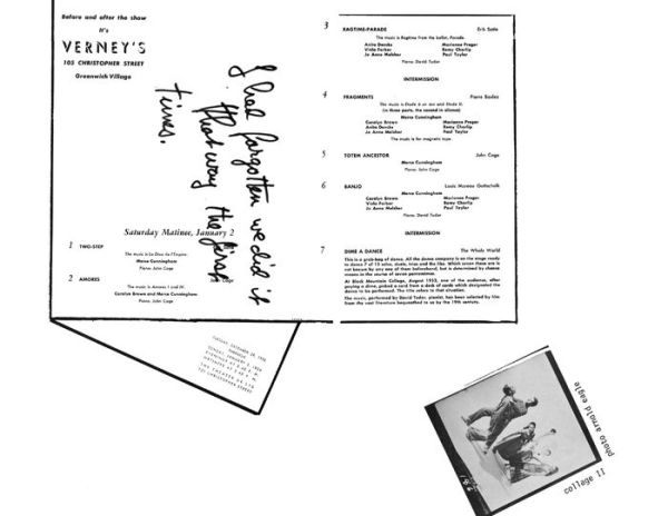 Merce Cunningham: Changes: Notes on Choreography