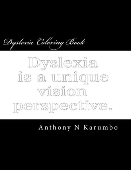 Dyslexia Coloring Book
