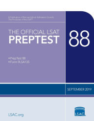 Title: The Official LSAT PrepTest 88: (September 2019 LSAT), Author: Law School Admission Council