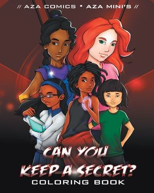 Aza Comics Can You Keep A Secret? Coloring Book