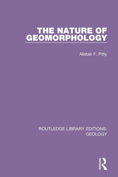 The Nature of Geomorphology