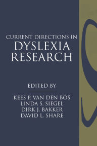 Title: Current Directions in Dyslexia Research, Author: Dirk J. Bakker