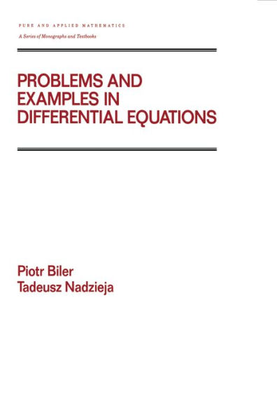 Problems and Examples in Differential Equations