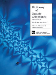 Title: Dictionary Organic Compounds, Sixth Edition, Supplement 2, Author: John Buckingham