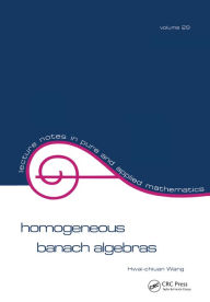 Title: Homogeneous Banach Algebras, Author: Hwai-Chiuan Wang