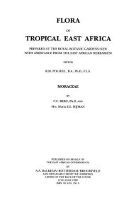 Title: Flora of Tropical East Africa - Moraceae (1989), Author: R.M. Polhill