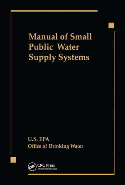 Manual of Small Public Water Supply Systems