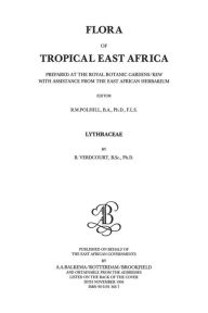 Title: Flora of Tropical East Africa - Lythraceae (1994), Author: B. Verdcourt