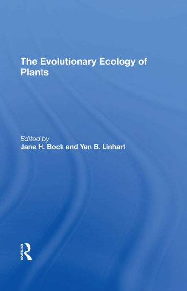 The Evolutionary Ecology Of Plants