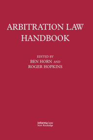 Title: Arbitration Law Handbook, Author: Roger Hopkins
