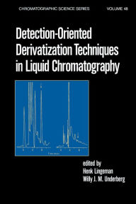 Title: Detection-Oriented Derivatization Techniques in Liquid Chromatography, Author: Henk Lingeman