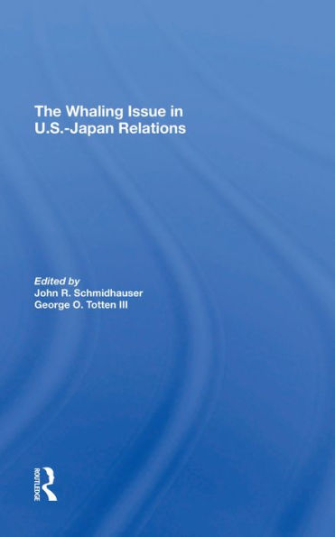 The Whaling Issue In U.s.-japan Relations