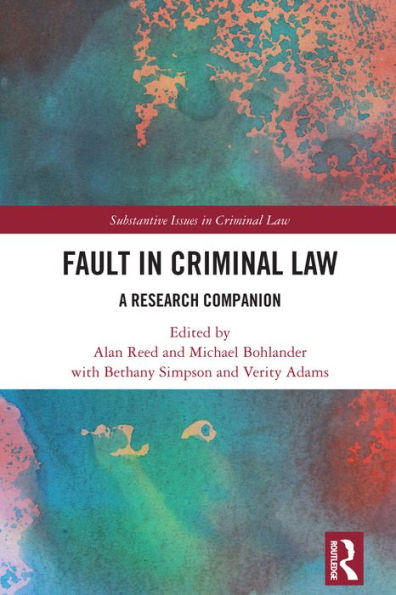 Fault in Criminal Law: A Research Companion