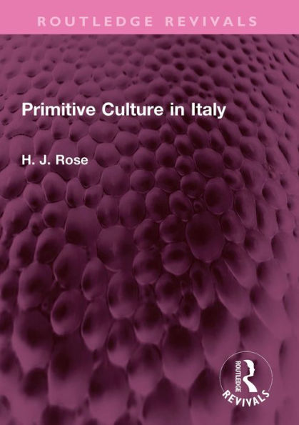 Primitive Culture in Italy