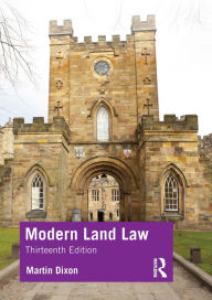 Title: Modern Land Law, Author: Martin Dixon