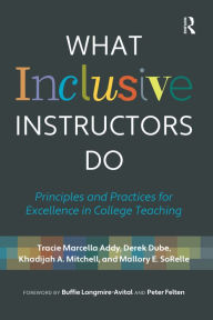 Title: What Inclusive Instructors Do: Principles and Practices for Excellence in College Teaching, Author: Tracie Marcella Addy