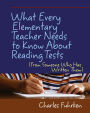What Every Elementary Teacher Needs to Know About Reading Tests: (From Someone Who Has Written Them)