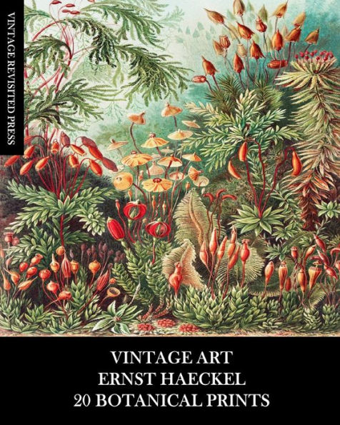 Vintage Art: Ernst Haeckel: 20 Botanical Prints: Flora and Fauna Ephemera for Framing, Collage and Decoupage