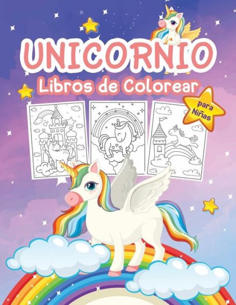 Unicornio Libro de Colorear para Niñas: Gran libro de actividades de unicornios para niñas y niños