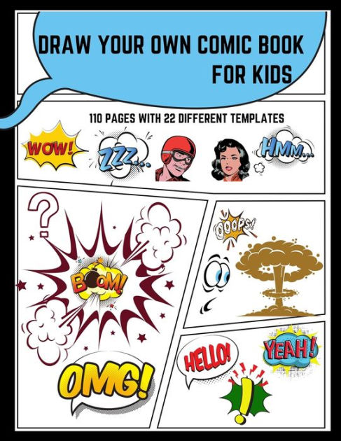 Draw Your Own Comic Book For Kids by Rocket PUB, Paperback | Barnes ...