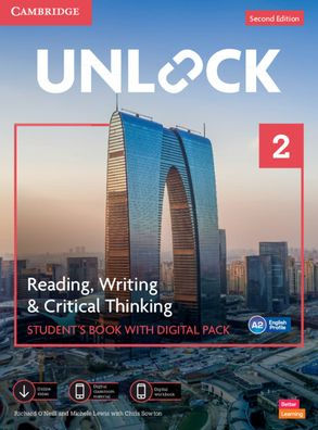 Unlock Level 2 Reading, Writing and Critical Thinking Student's Book with Digital Pack