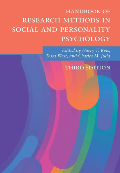 Handbook of Research Methods Social and Personality Psychology