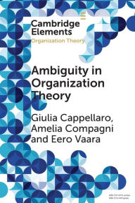 Title: Ambiguity in Organization Theory: From Intrinsic to Strategic Perspectives, Author: Giulia Cappellaro