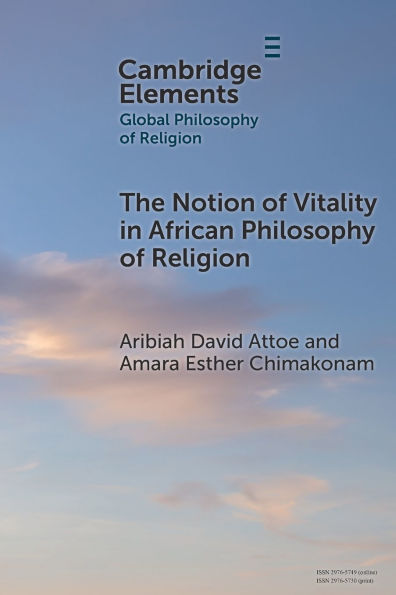 The Notion of Vitality African Philosophy Religion