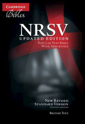 Nrsvue Popular Text Bible with Apocrypha, Black Calf Split Leather, Nr534: Ta: Updated Edition, British Text
