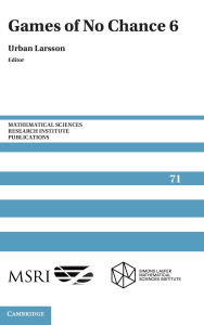 Title: Games of No Chance 6, Author: Urban Larsson