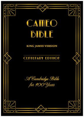 KJV Cameo Centenary Edition, Vintage Golden Brown Calfskin Leather, Full Yapp, KJ457:XRLY