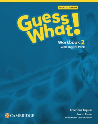 Guess What! American English Level 2 Workbook with Learner's Digital Pack Updated