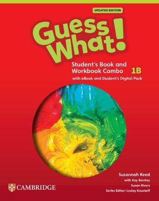 Guess What! American English Level 1B Combo Student's Book and Workbook with Student's Digital Pack Updated