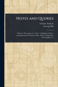 Title: Notes and Queries, Author: Various