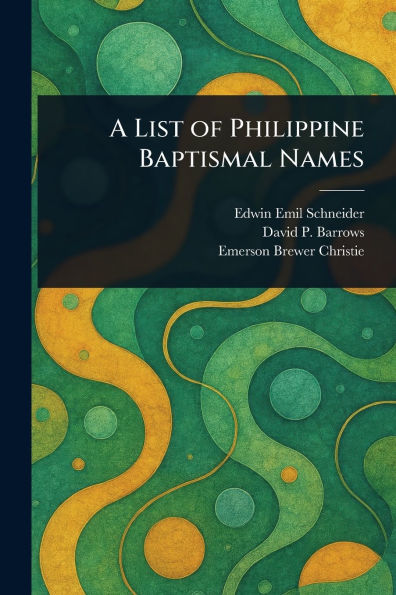 A List of Philippine Baptismal Names