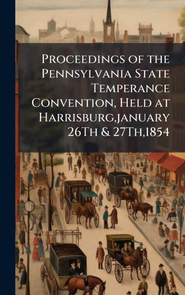Proceedings of the Pennsylvania State Temperance Convention, Held at Harrisburg, january 26Th & 27Th,1854