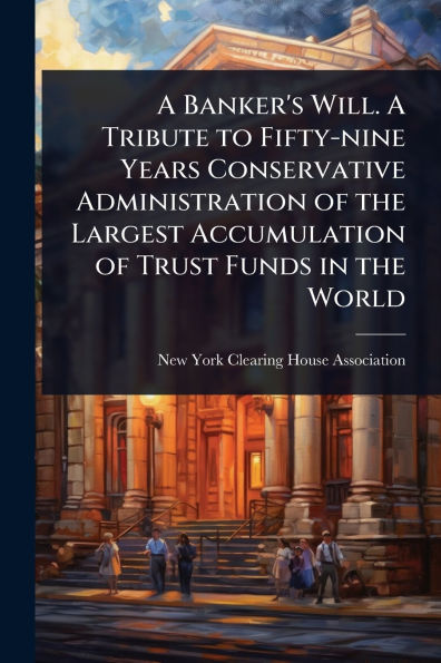 A Banker's Will. Tribute to Fifty-nine Years Conservative Administration of the Largest Accumulation Trust Funds World