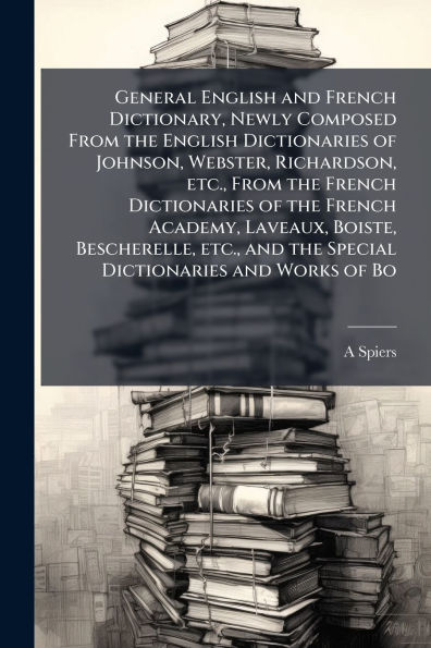 General English and French Dictionary, Newly Composed From the Dictionaries of Johnson, Webster, Richardson, etc., Academy, Laveaux, Boiste, Bescherelle, Special Works Bo